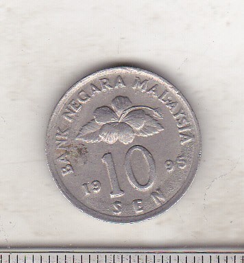 bnk mnd Malaezia Malaysia 10 sen 1995