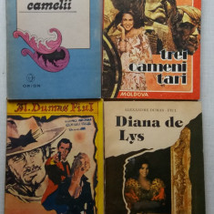 Alexandre Dumas Fiul -Lot 4 Carti Acuzatul, Trei Oameni Tari, Diana De Lys, Dama