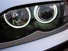 Kit Far BMW E46 Lupe Bixenon+Xenon Canbus+Inele Angel Eyes foto