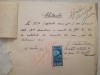 1931 chit. /bon de plată - Șc. Centrală Buc. lecții canto Venera Constantinescu