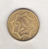 bnk mnd Kazakhstan 20 tiyni 1993 unc