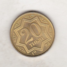 bnk mnd Kazakhstan 20 tiyni 1993 unc