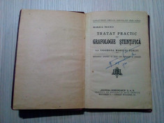 Tratat Practic de GRAFOLOGIE STIINTIFICA - Mihail Negru - 1940, 192 p. foto