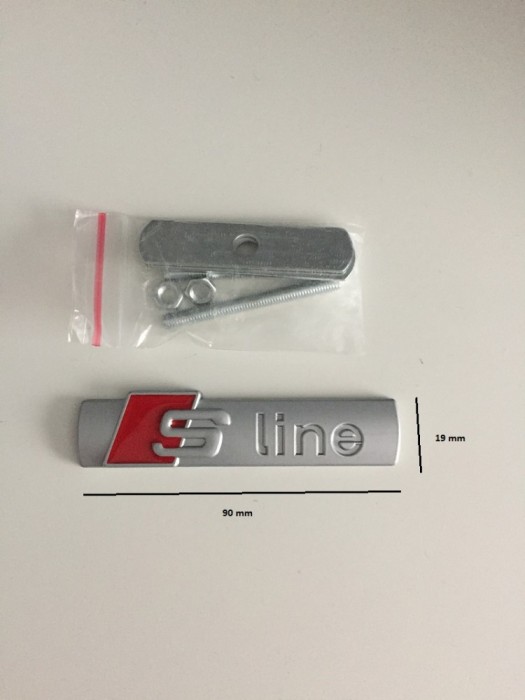 Emblema S-LINE grila radiator MAT