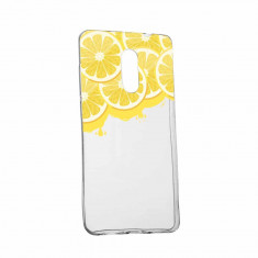 Husa Silicon, Transparent, Slim, Lemon, Xiaomi Redmi PRO foto