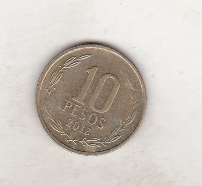 bnk mnd Chile 10 pesos 2012 foto
