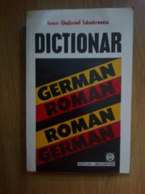 h4 Ioan Gabriel Lazarescu - Dictionar German-Roman, Roman-German foto