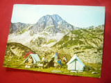 Ilustrata Muntii Retezat - Camping in Valea Pietrele 1969