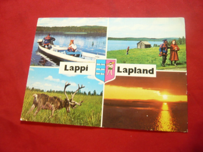 Ilustrata circulata - Laponia- Finlanda 1974