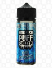 Lichid Tigara Electronica Premium Moreish Puff Chilled Blue Raspberry, 100ml, Fara Nicotina, 70VG / 30PG, Fabricat in UK, Recipient 120ml foto