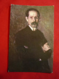 Ilustrata -tematica Pictura - Ion Andreescu- Autoportret, Necirculata, Printata
