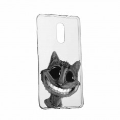 Husa Silicon, Transparent, Slim, Crazy Cat, Xiaomi Note 4X / 4A foto