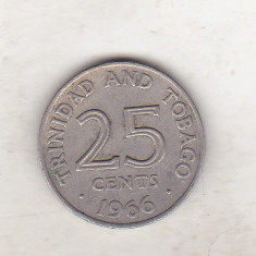 bnk mnd Trinidad Tobago 25 centi 1966