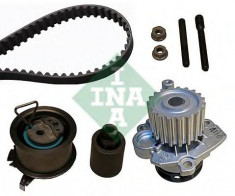 Set pompa apa + curea dintata VW TRANSPORTER V caroserie (7HA, 7HH, 7EA, 7EH) (2003 - 2016) INA 530 0201 33 foto