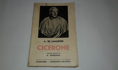 A.DE.LAMARTINE - CICERONE Ed.1941 foto