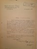 Adresa Ateneu, cultul personalitatii Carol II, 1938, strajeri, semnat olografe