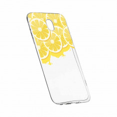 Husa Silicon, Transparent, Slim, Lemon, Xiaomi Mi4 foto