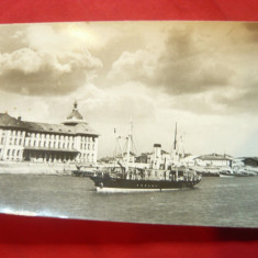 Ilustrata -Galati - Portul- circulat 1958