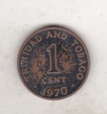 bnk mnd Trinidad Tobago 1 cent 1970