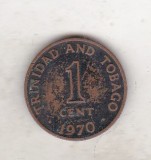 Bnk mnd Trinidad Tobago 1 cent 1970, America Centrala si de Sud