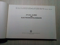 ATLAS CLINIC DE ELECTROENCEFALOGRAFIE - Constantin Arseni - 1986, 371 p. cu pl. foto