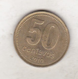 Bnk mnd Argentina 50 centavos 2010, America Centrala si de Sud