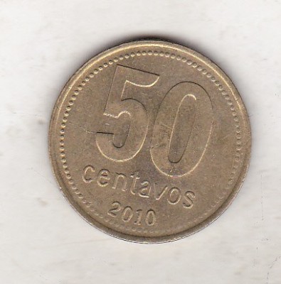 bnk mnd Argentina 50 centavos 2010 foto