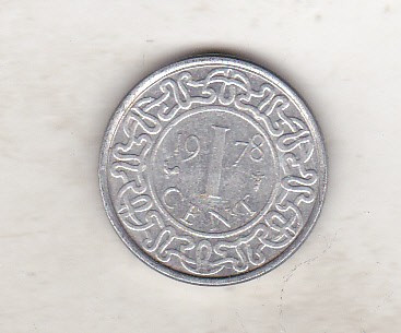 bnk mnd Surinam 1 cent 1978