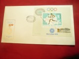 Plic FDC - Olimpiada Munchen 1972 Romania Colita