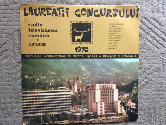 laureatii concursului cerbul de aur 1970 disc vinyl selectii muzica usoara VG+