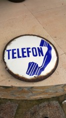 Reclama veche comunista TELEFON - email - dubla foto