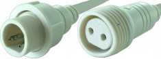 Cablu alimentare DC, 2 pini, rezistent la umiditate, lungime 20cm - 128125 foto