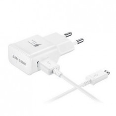 Incarcator Original Samsung EP-TA20EWE Adaptive Fast Charging 2A + Cablu Micro-USB foto