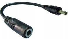 Cablu adaptor alimentare DC, 1,1x3,5x8mm, mama - 0,65x2x6,8mm tata -128189 foto