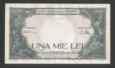 ROMANIA 1000 1.000 LEI 20 Martie 1945 Fond Verde [1] VF foto