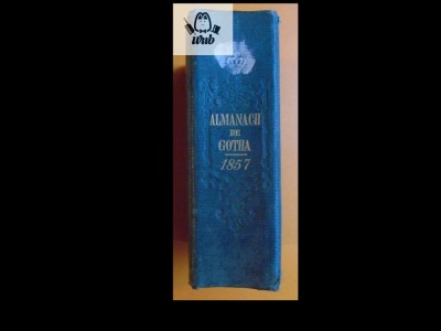 Almanach de Gotha 1857 foto