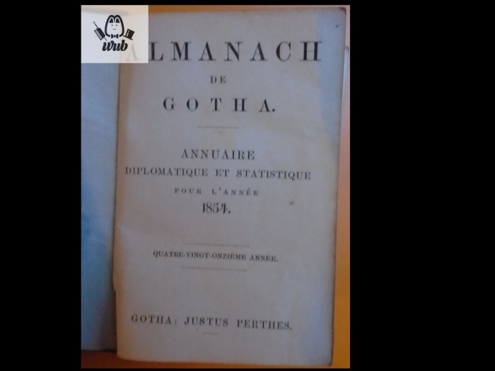 Almanach de Gotha 1854