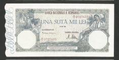 ROMANIA 100000 100.000 LEI 28 MAI 1946 [1] a UNC , aproape necirculata foto