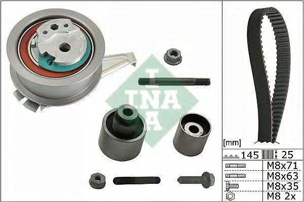 Set curea de distributie AUDI A3 (8V1) (2012 - 2016) INA 530 0650 10 Set curea de distributie AUDI A3 (8V1) (2012 - 2016) INA 530 0650 10