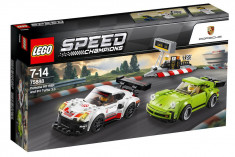 LEGO Speed Champions, Porsche 911 RSR si 911 Turbo 3.0 75888 foto