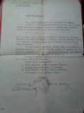 Jud. Trei Scaune, Sf. Gheorghe delegatie semnata prefect Gaudi Iosif, anul 1945, Romania 1900 - 1950, Documente