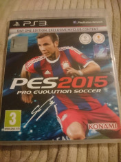 Joc Pro evolution soccer 2015, PES, PS3, original, alte sute de jocuri! foto