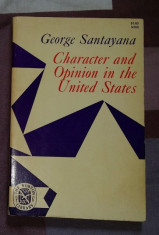 Character and opinion in the United States /? [by] George Santayana foto