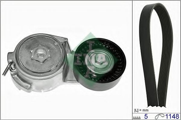 Set curea transmisie cu caneluri FIAT PUNTO (188) (1999 - 2016) INA 529 0013 10 Set curea transmisie cu caneluri FIAT PUNTO (188) (1999 - 2016) INA 529 0013 10
