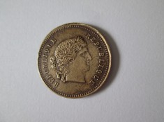 Medalie/jeton Grotte au Million-Republica,Franta 1792-1804 foto