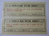 Rare!2 anunturi publicitare Buletinul Masinilor(vanzari-cumparari) S.A.R. anii30