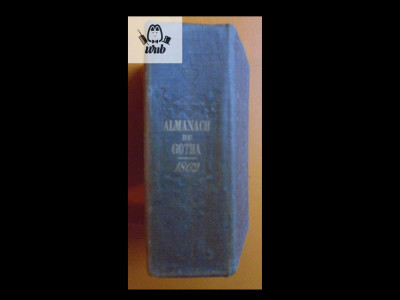 Almanach de Gotha 1862 foto