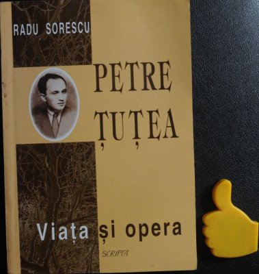 Petre Tutea viata si opera Radu Sorescu foto