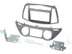 Rama adaptoare Hyundai i20, gri inchis, 2DIN, Per.Pic - 007421 foto