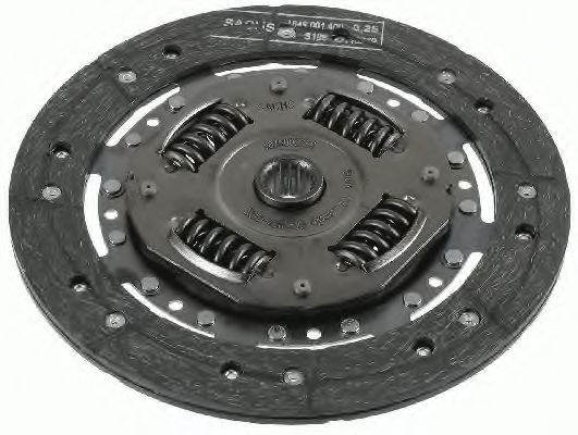 Disc ambreiaj FORD FOCUS II (DA) (2004 - 2012) SACHS 1878 002 736 foto mare Disc ambreiaj FORD FOCUS II (DA) (2004 - 2012) SACHS 1878 002 736 foto mare